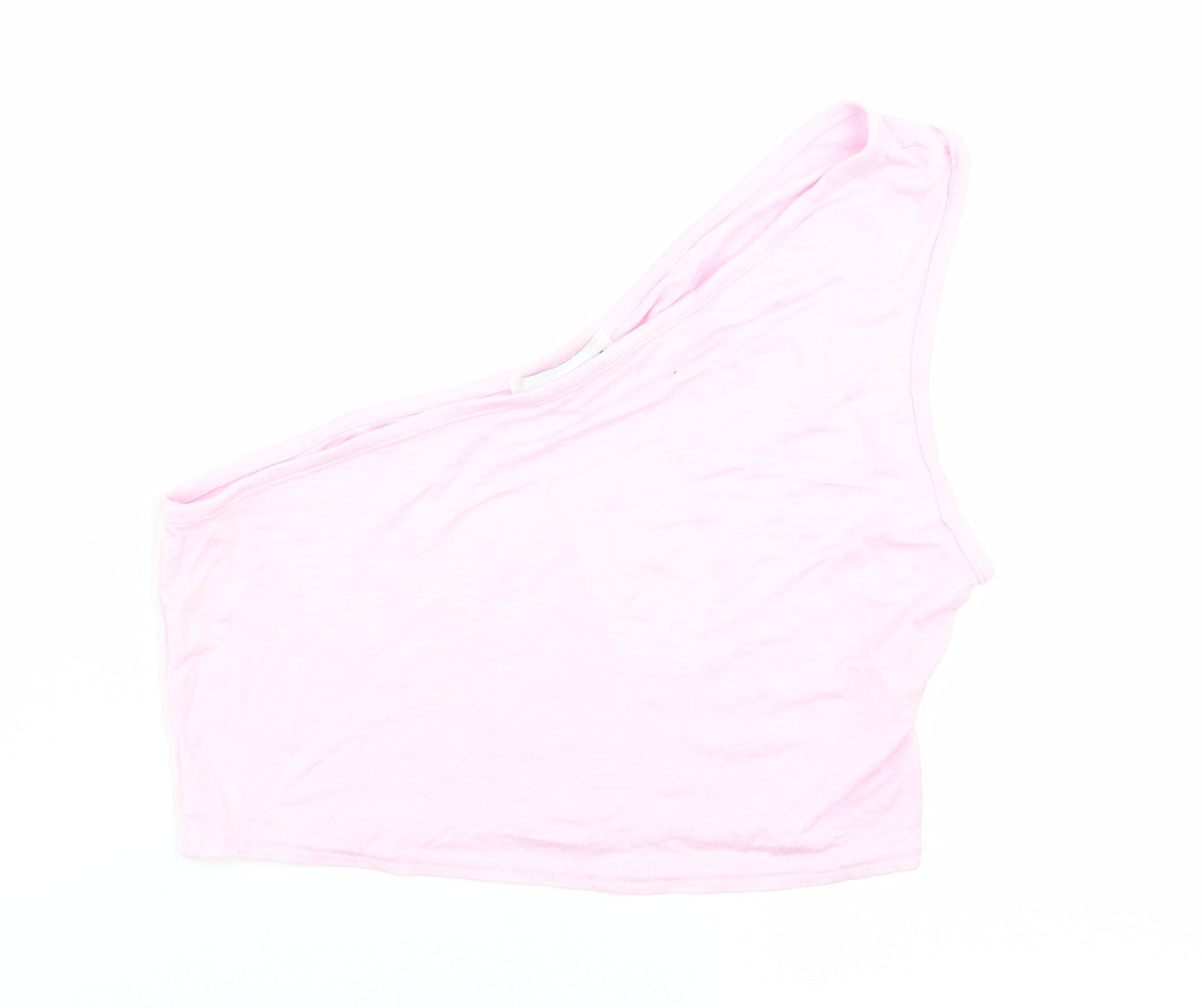 Womens UK Size 8 In the Style Pink Basic Tank