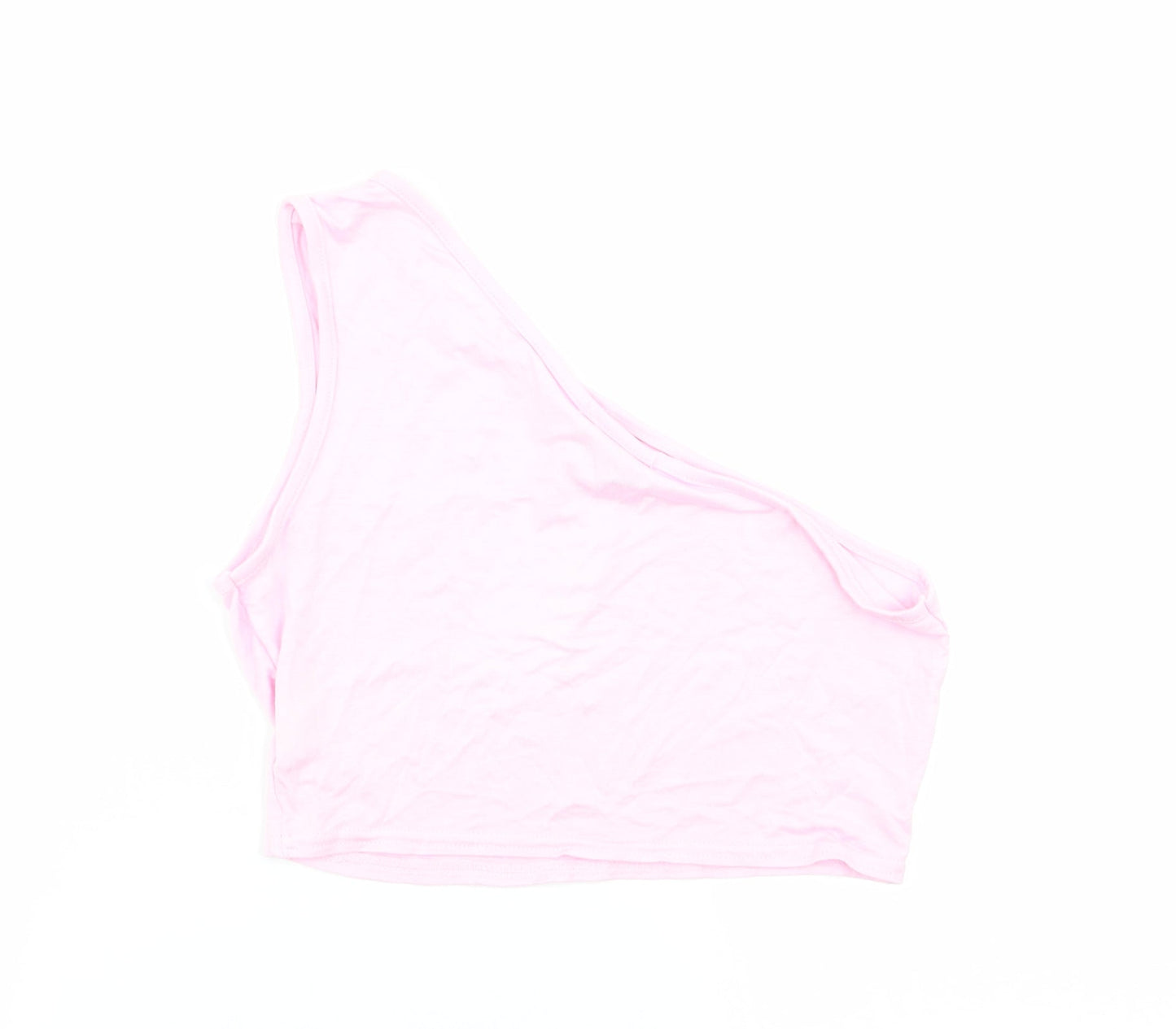 Womens UK Size 8 In the Style Pink Basic Tank