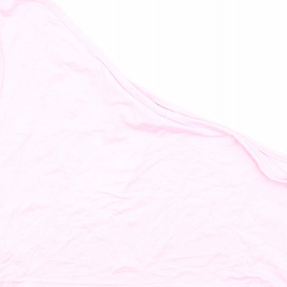 Womens UK Size 8 In the Style Pink Basic Tank