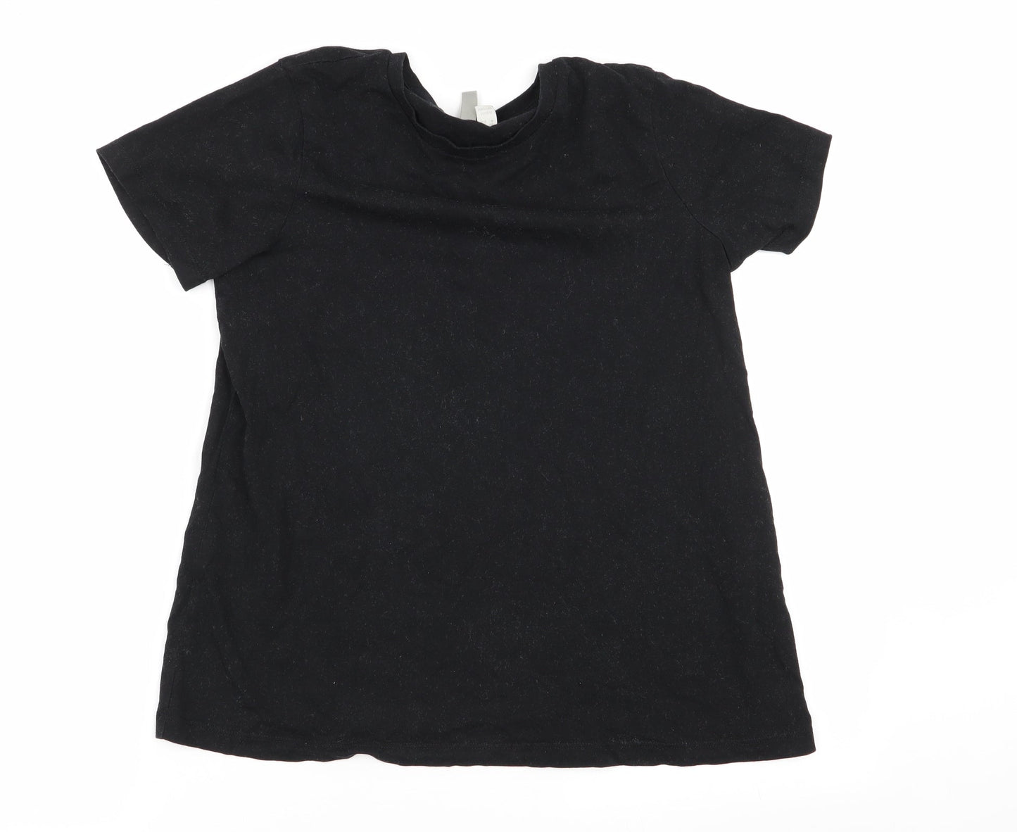 Womens UK Size 8 ASOS Black Basic T-Shirt