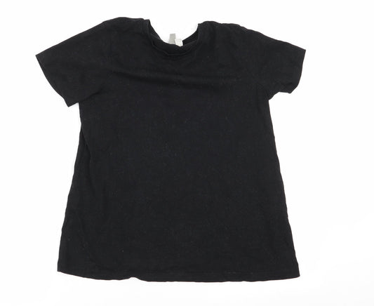 Womens UK Size 8 ASOS Black Basic T-Shirt