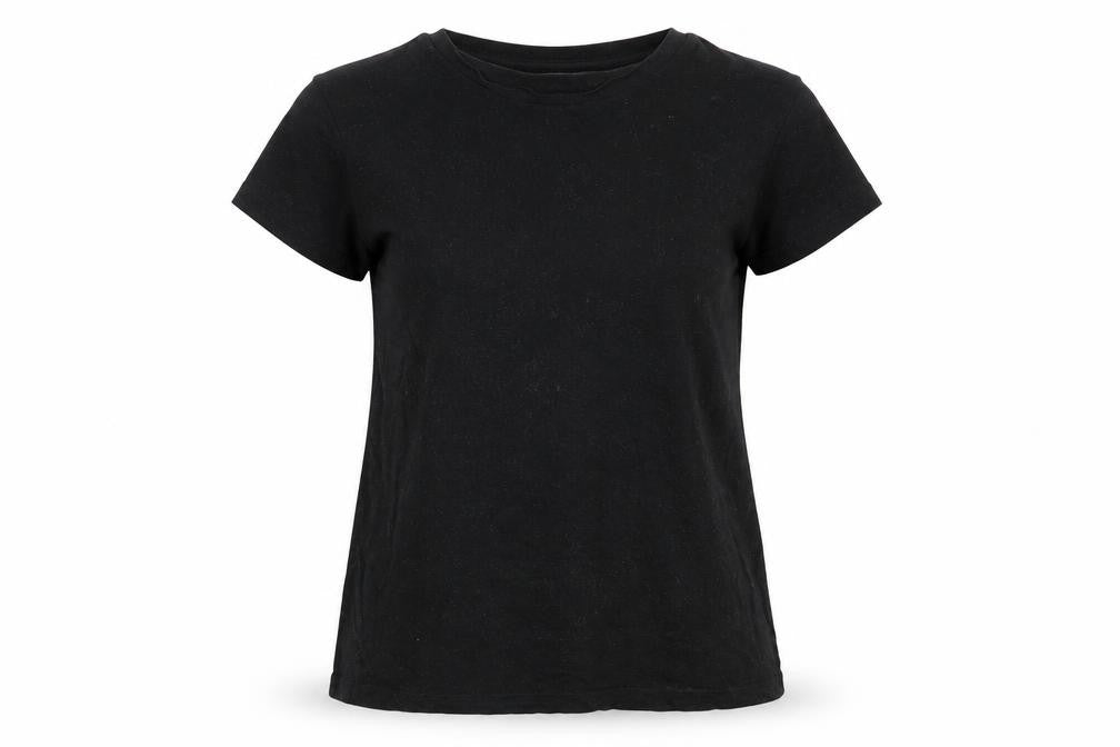 Womens UK Size 8 ASOS Black Basic T-Shirt