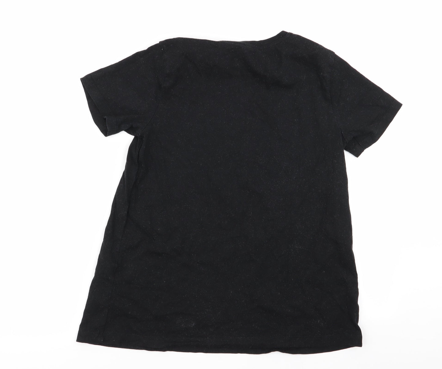 Womens UK Size 8 ASOS Black Basic T-Shirt