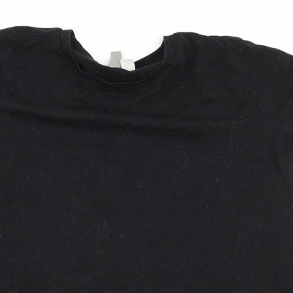 Womens UK Size 8 ASOS Black Basic T-Shirt