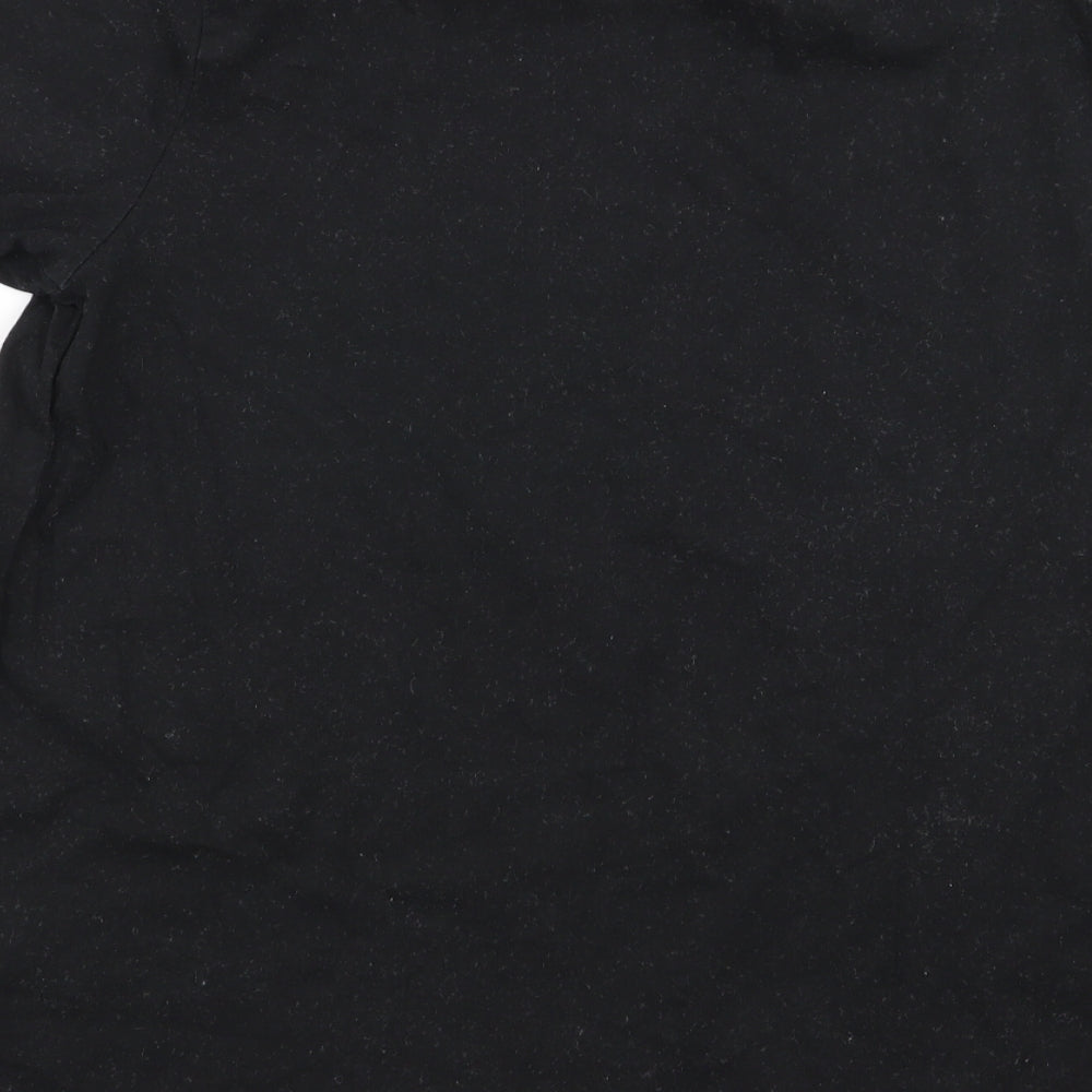 Womens UK Size 8 ASOS Black Basic T-Shirt