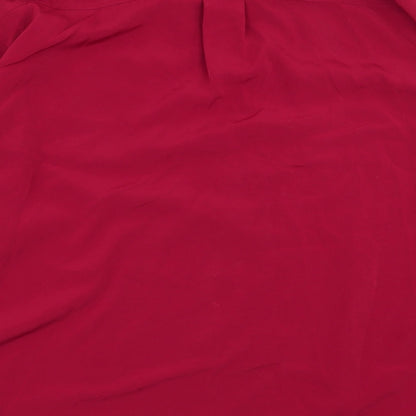 Asda George Womens Red   Basic Button-Up Size 14