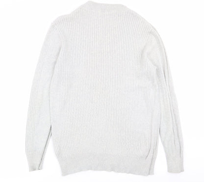 Asda George Mens Grey   Pullover Jumper Size M