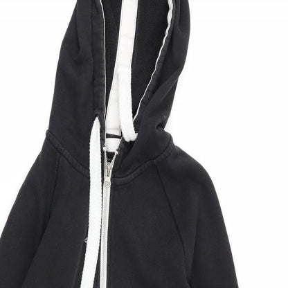 Reebok Mens Black   Full Zip Jumper Size XS