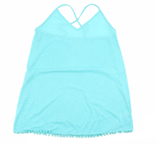 Womens UK Size M Matalan Blue Camisole Tank