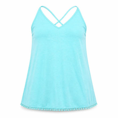 Womens UK Size M Matalan Blue Camisole Tank