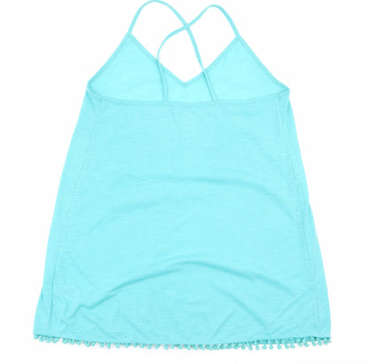Womens UK Size M Matalan Blue Camisole Tank