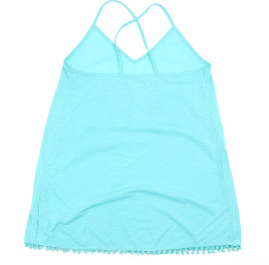 Womens UK Size M Matalan Blue Camisole Tank