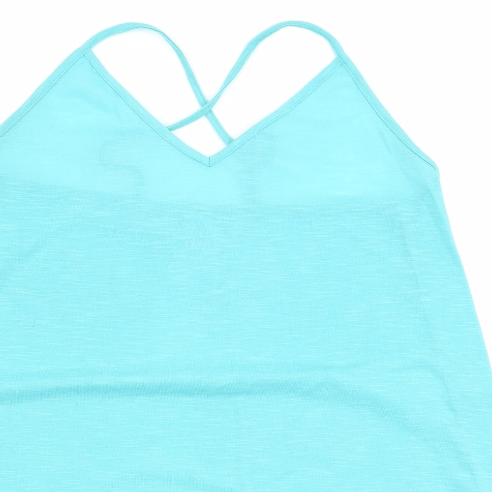 Womens UK Size M Matalan Blue Camisole Tank