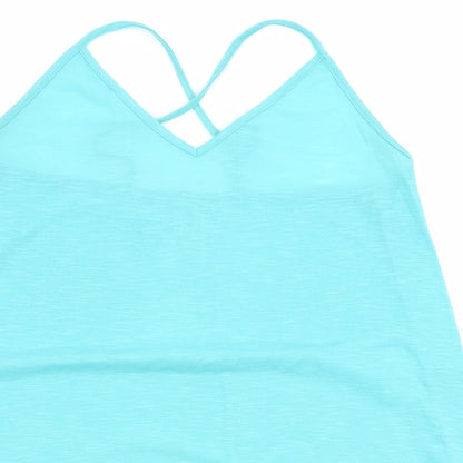 Womens UK Size M Matalan Blue Camisole Tank