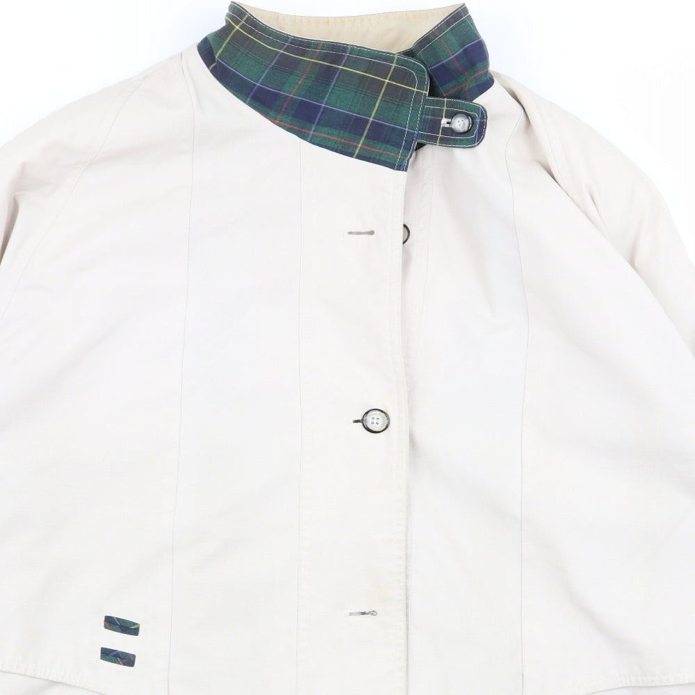 Avenue Womens Beige   Overcoat Coat Size 14