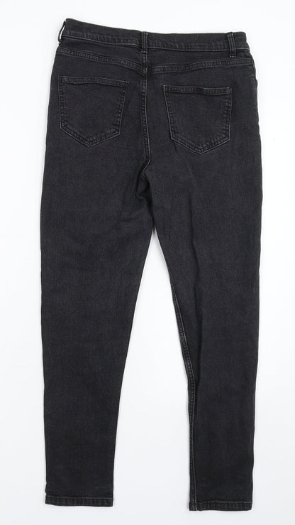 Marks and Spencer Womens Black  Denim Skinny Jeans Size 10 L26 in