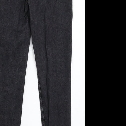 Marks and Spencer Womens Black  Denim Skinny Jeans Size 10 L26 in