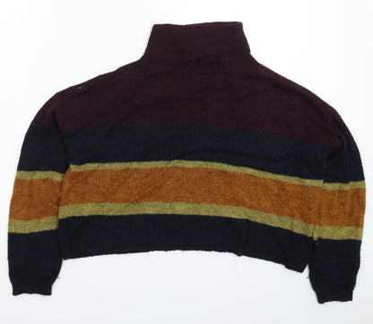 Womens UK Size M New Look Multicoloured Pullover Jumper