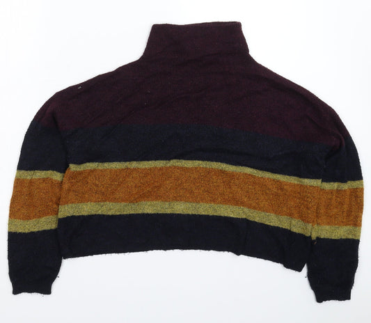 Womens UK Size M New Look Multicoloured Pullover Jumper