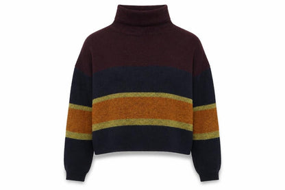 Front view of New Look women’s multicoloured knit jumper, size M