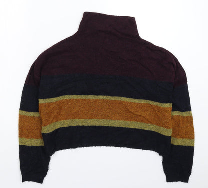 Womens UK Size M New Look Multicoloured Pullover Jumper