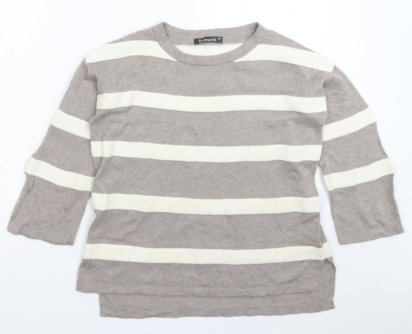 Womens UK Size XS Bonmarché Grey Pullover Jumper