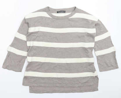 Womens UK Size XS Bonmarché Grey Pullover Jumper
