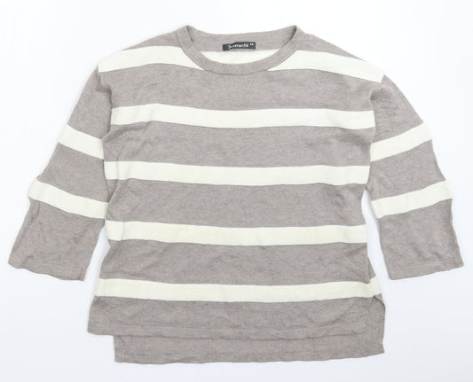 Womens UK Size XS Bonmarché Grey Pullover Jumper