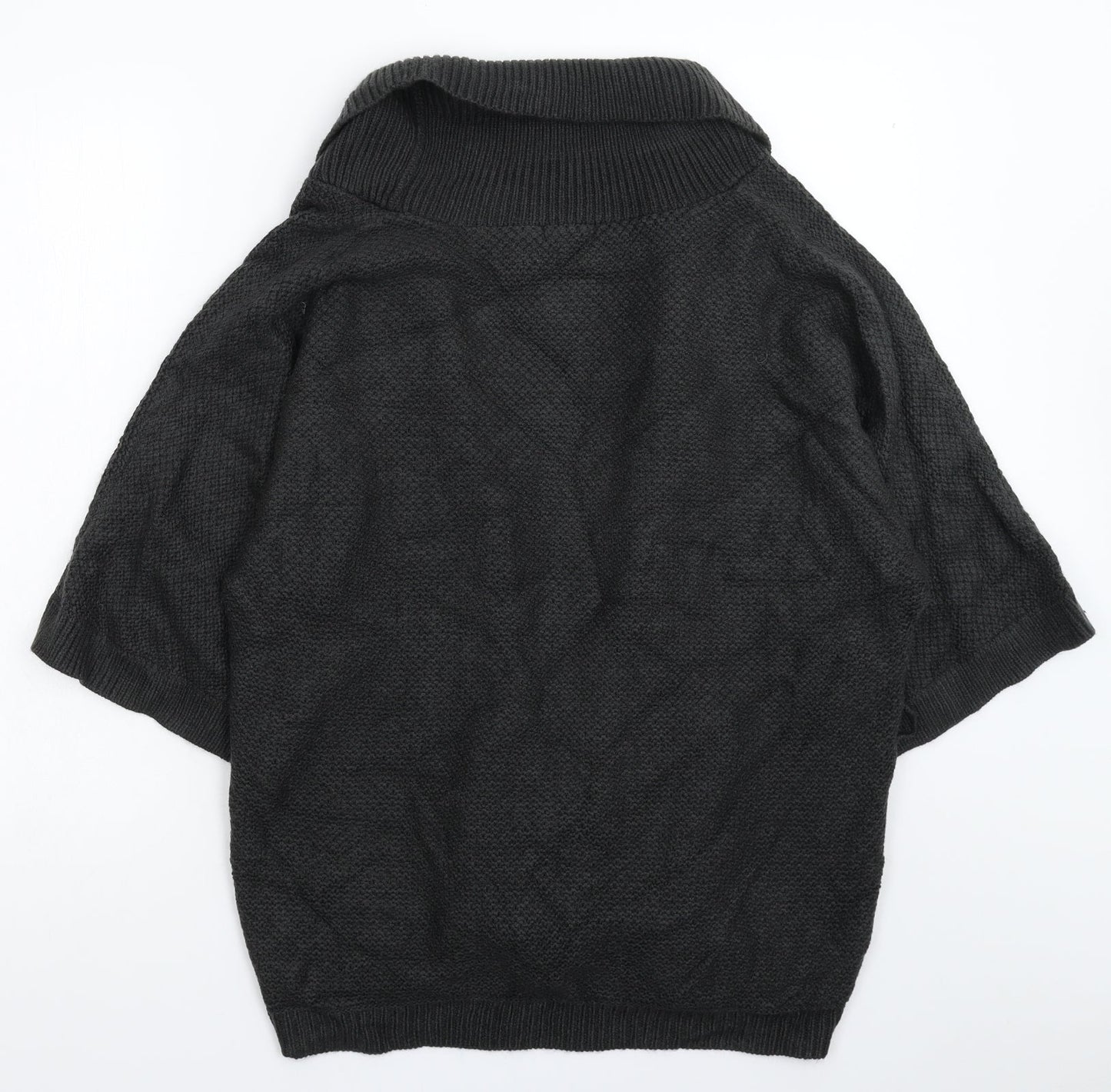 F&F Womens Grey  Knit Cardigan Jumper Size 12