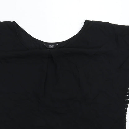 F&F Womens Black   Basic Blouse Size 10