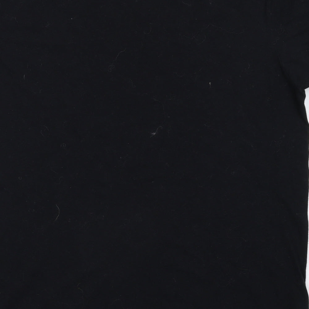 Preworn Mens Black    T-Shirt Size M