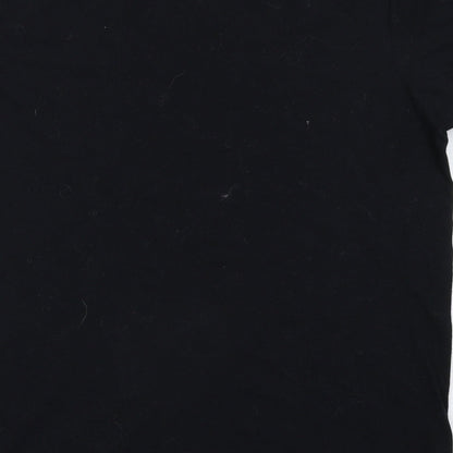 Preworn Mens Black    T-Shirt Size M