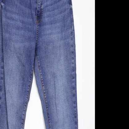 Denim & Co. Womens Blue  Denim Skinny Jeans Size 10 L27 in