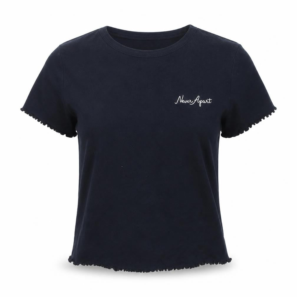 Womens UK Size 10 Topshop Blue Basic T-Shirt