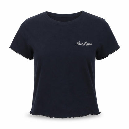 Womens UK Size 10 Topshop Blue Basic T-Shirt