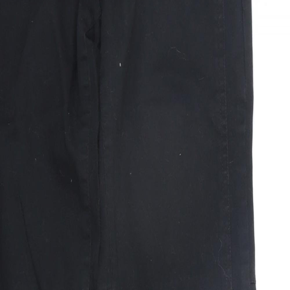 Womens UK Size 12 ASOS Regular Fit  Black Trousers
