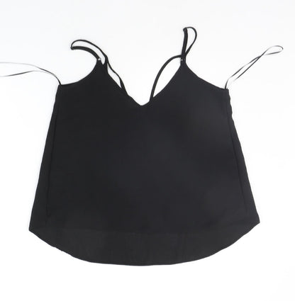 Select Womens Black   Basic Tank Size 10
