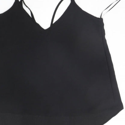 Select Womens Black   Basic Tank Size 10