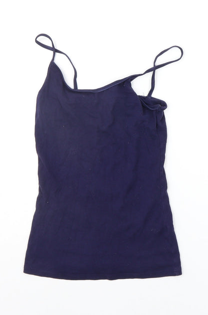 Womens UK Size 8 Dorothy Perkins Blue Basic Tank