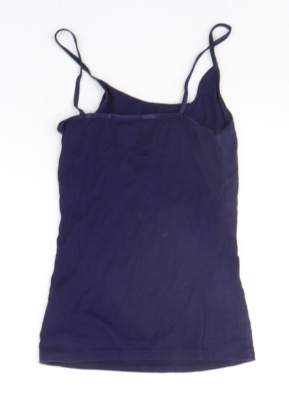 Womens UK Size 8 Dorothy Perkins Blue Basic Tank