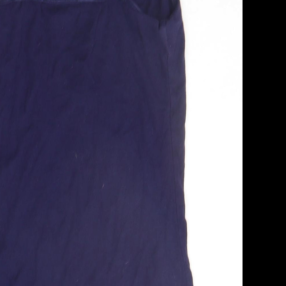 Womens UK Size 8 Dorothy Perkins Blue Basic Tank