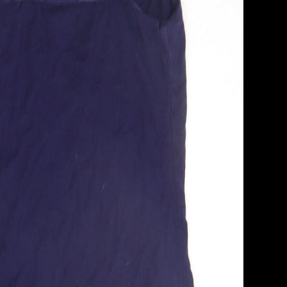Womens UK Size 8 Dorothy Perkins Blue Basic Tank