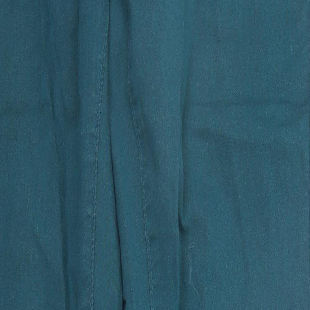 Denim & Co. Womens Green   Jegging Jeans Size 12 L27 in