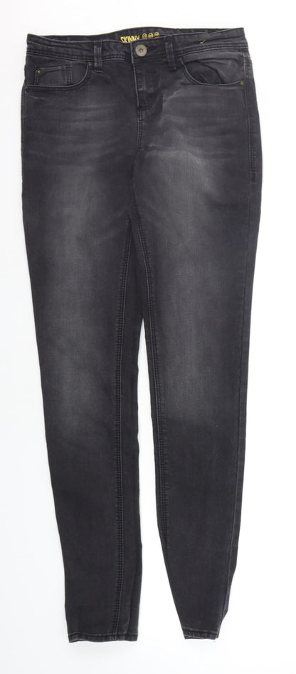 denim Co Womens Black   Straight Jeans Size 12 L31 in