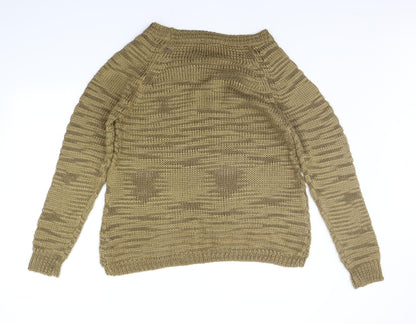 Womens UK Size 14 New Look Beige Pullover Jumper