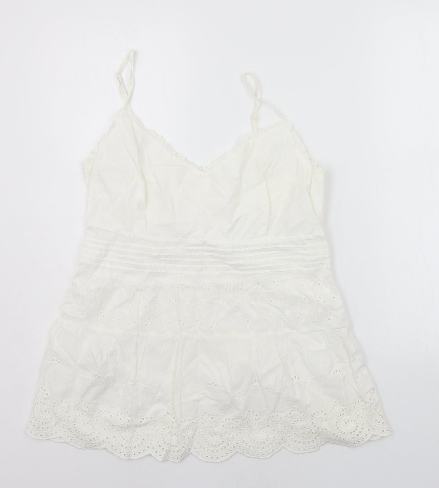 New Look Womens White   Basic Blouse Size 16