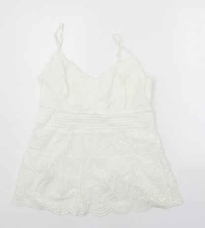 New Look Womens White   Basic Blouse Size 16