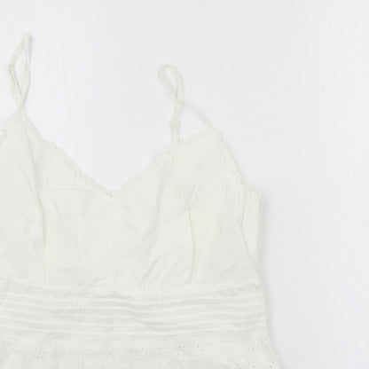 New Look Womens White   Basic Blouse Size 16