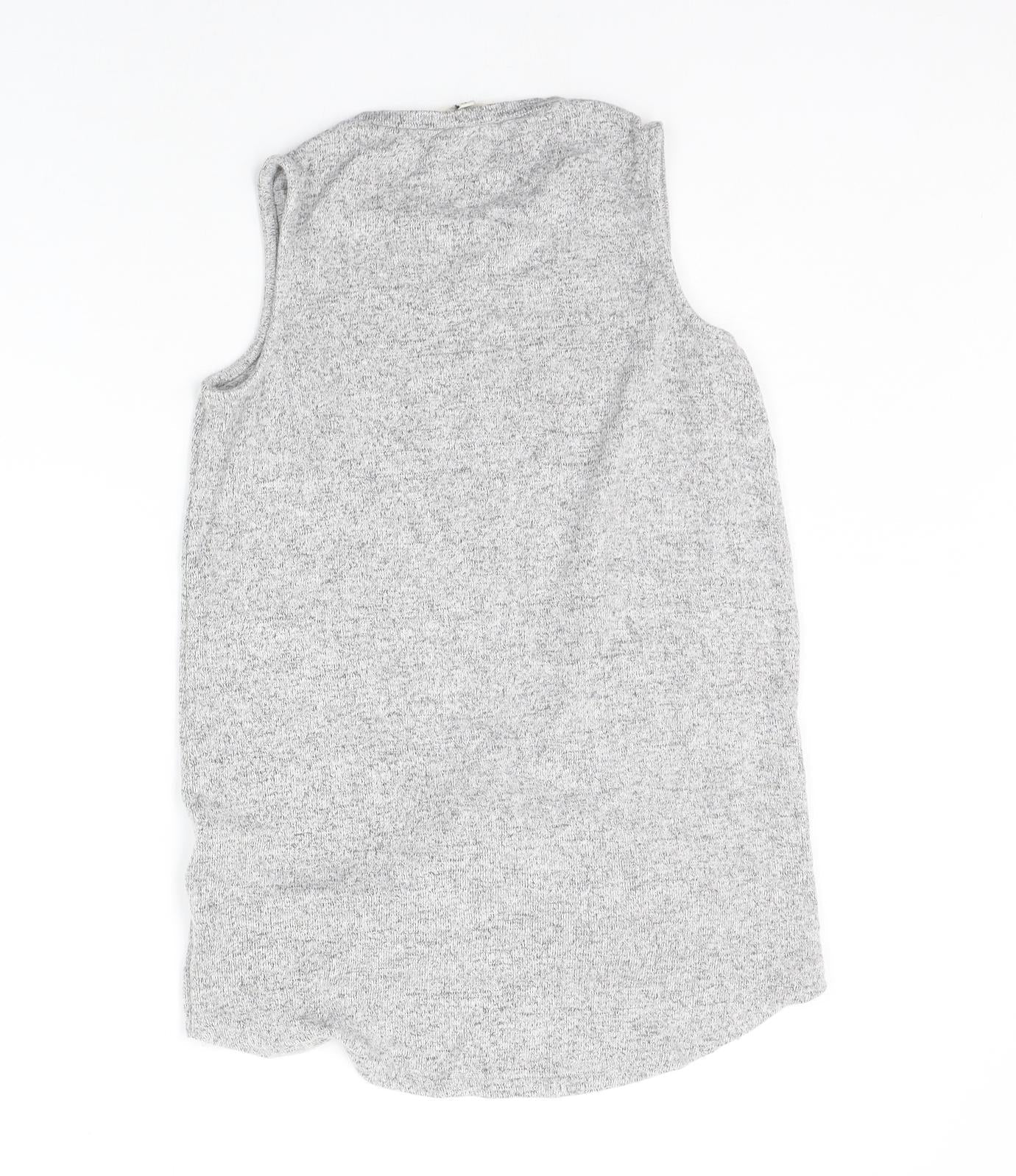 Womens UK Size 6 River Island Grey Pullover Jumper