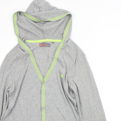 Womens UK Size S Blue Inc Grey Cardigan Jumper